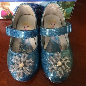 Disney Frozen Blue Elsa Infant Shoes Size 7